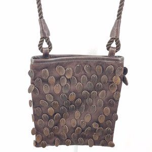 AX Armani Exchange Brown Embellished Crossbody Bag